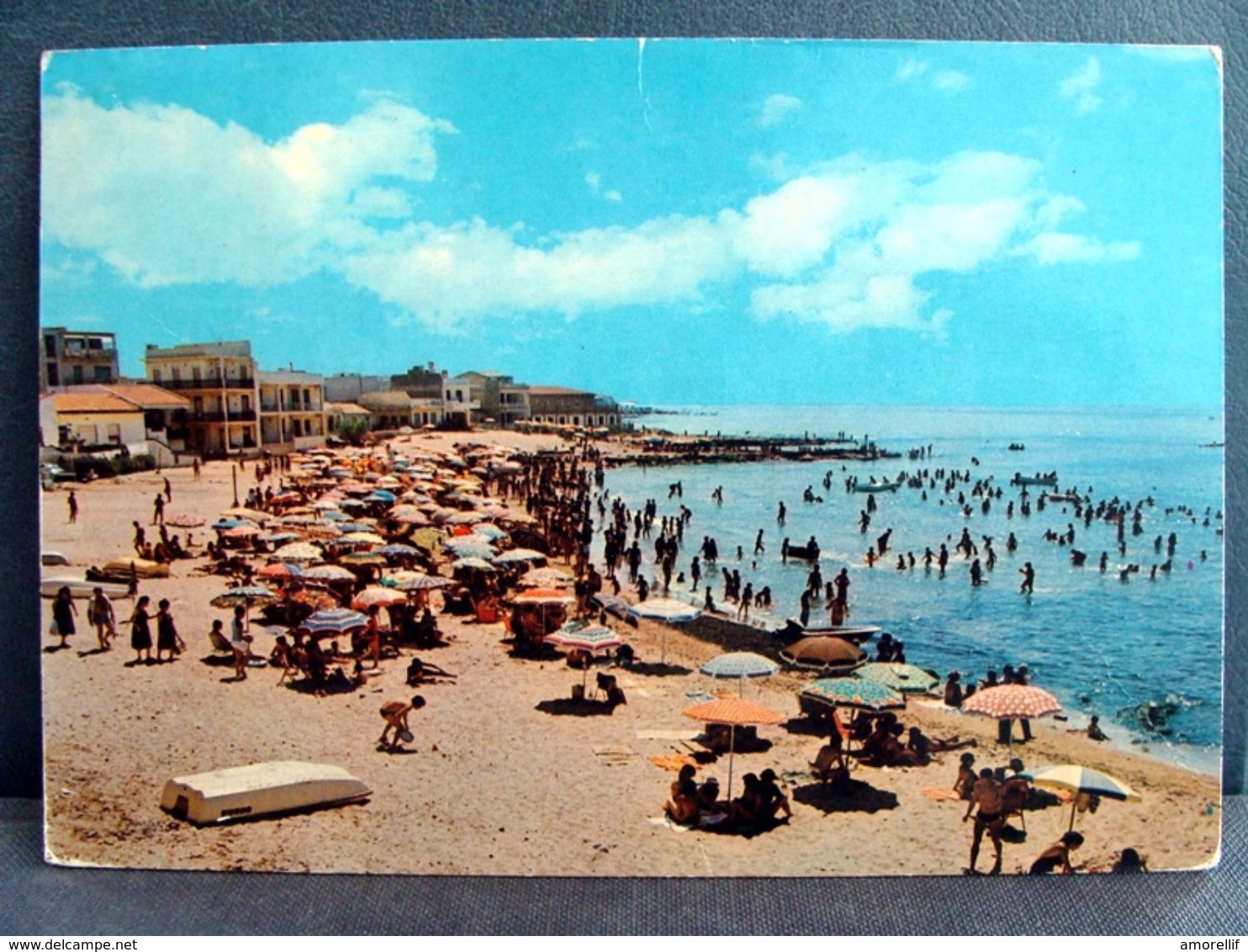 (FG.H25) SANTA CROCE CAMERINA - SPIAGGIA DI CASUZZE Animata (RAGUSA) VIAGGIATA - Ragusa