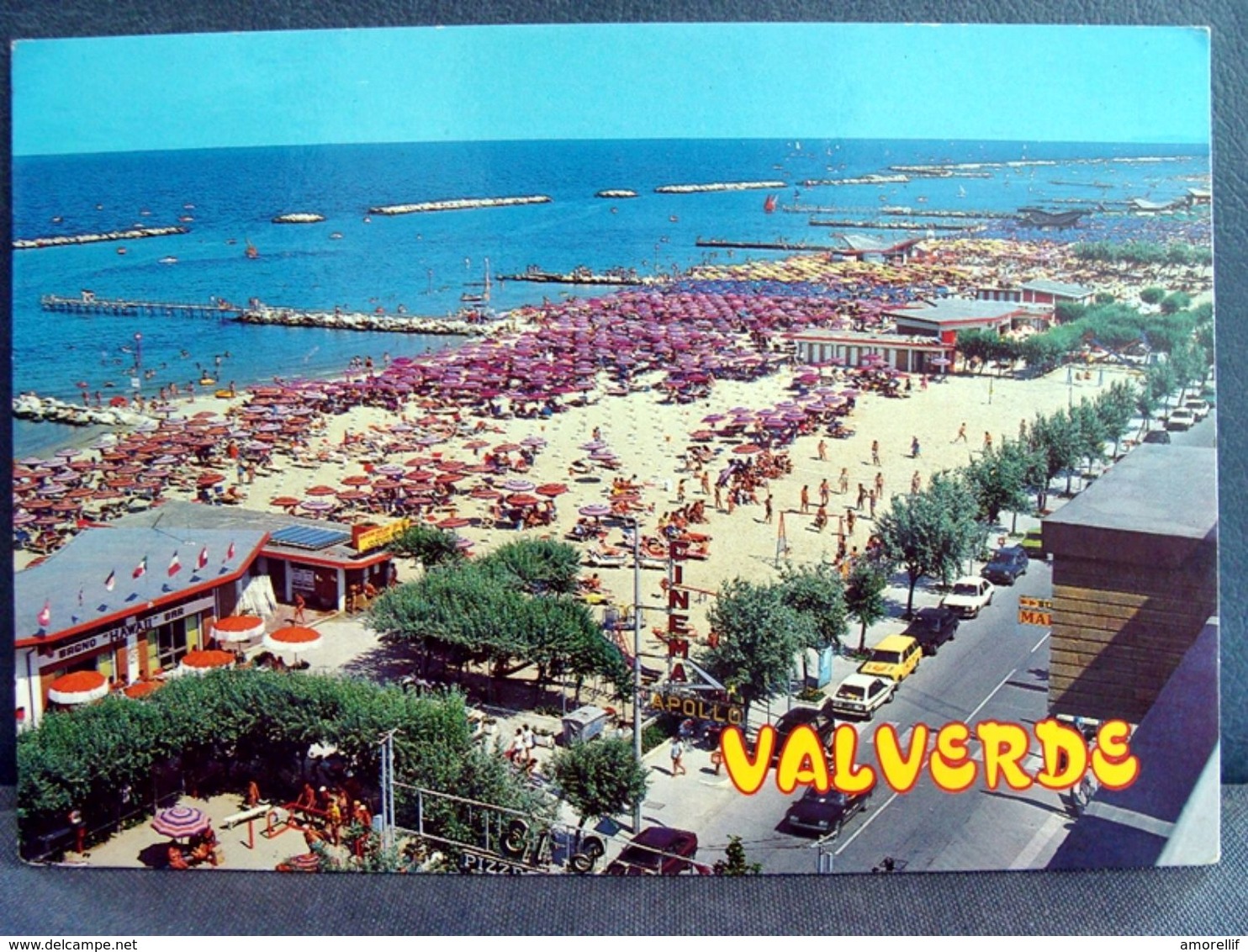 (FG.H25) CESENATICO - SPIAGGIA DI VALVERDE (FORLì CESENA) VIAGGIATA - Cesena