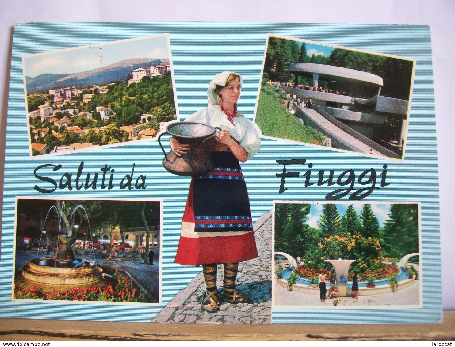 1972 - FROSINONE - Saluti Da Fiuggi - Donna  Costume  Folkloristico - 4 Vedute - 2 Scans. - Frosinone