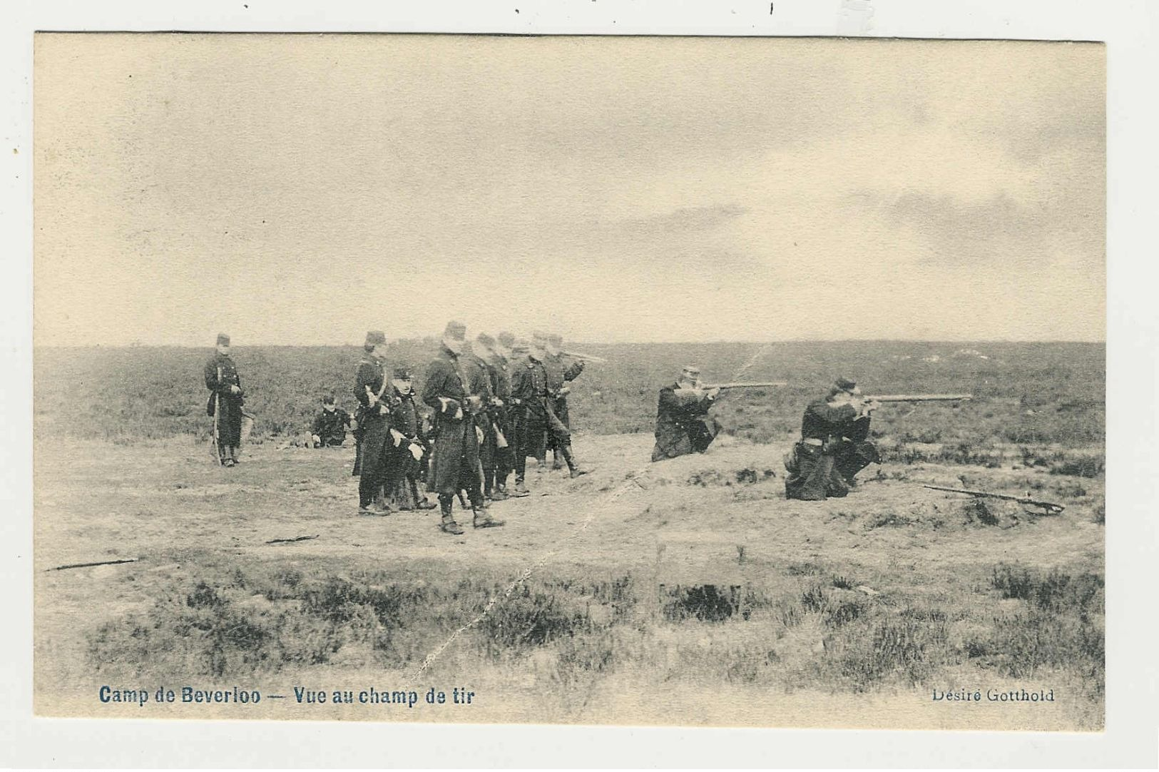 Camp De BEVERLOO  -  Vue Au Champ De Tir - Tir Accroupis - Leopoldsburg (Camp De Beverloo)