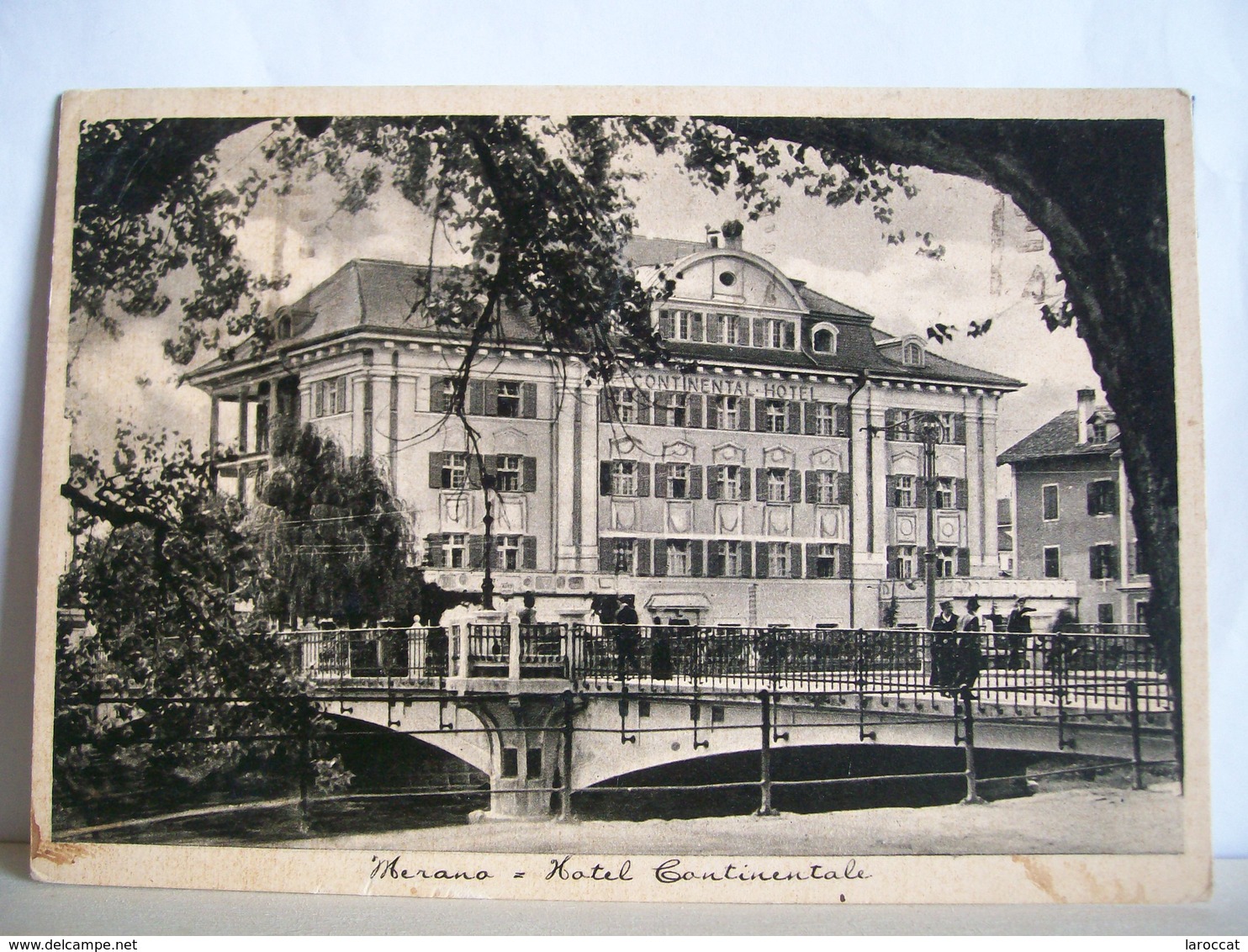1939 - Bolzano - Merano - Hotel Continentale - Bella Cartolina D'epoca - Albergo - 2 Scans. - Merano