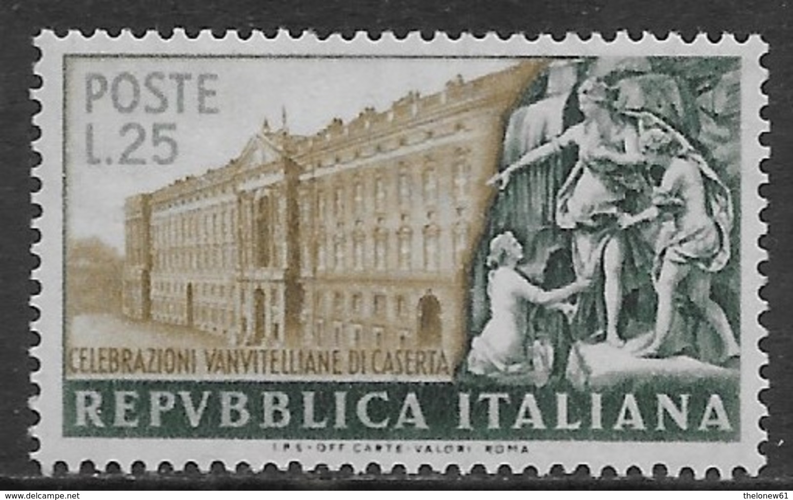 Italia Italy 1952 Caserta Vanvitelli Sa N.683 Nuovo MH * - 1946-60: Nuovi