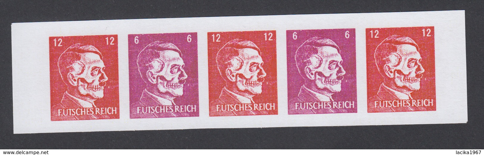 Futsches Reich - Operation Cornflakes, Hitler Skull, Fantasy Label - Vignettes De Fantaisie