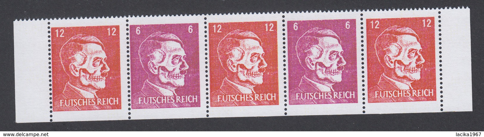 Futsches Reich - Operation Cornflakes, Hitler Skull, Fantasy Label - Vignettes De Fantaisie