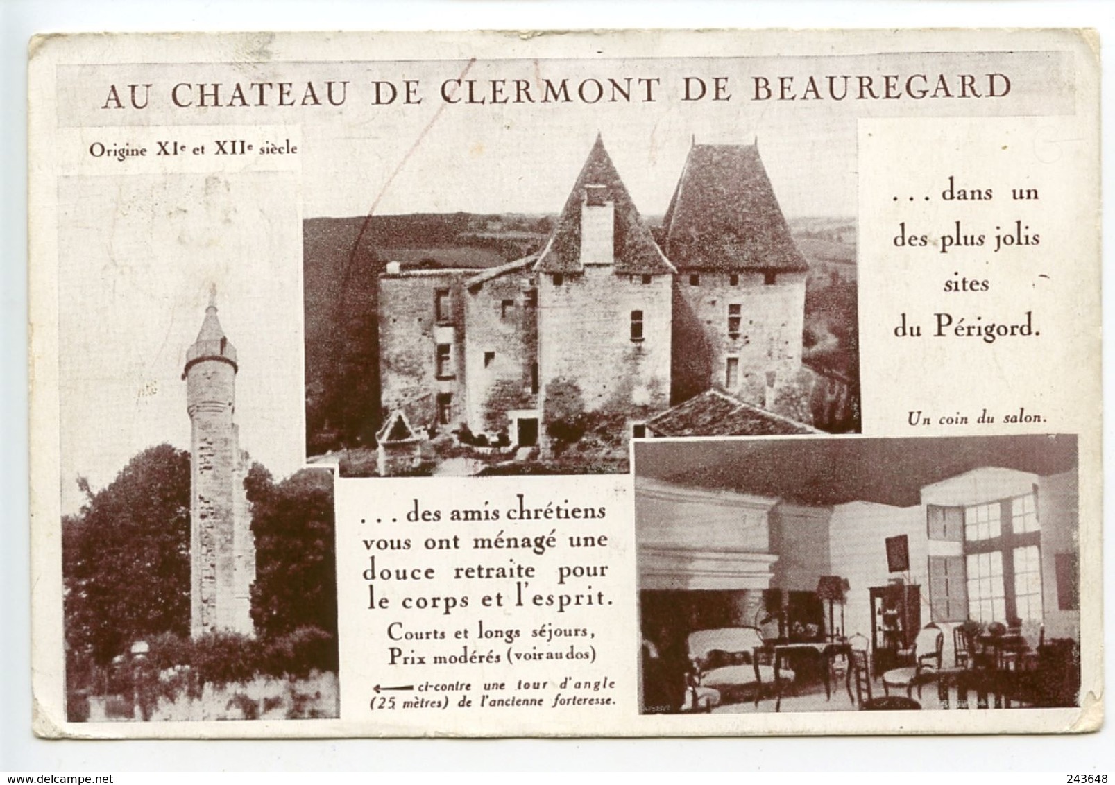 Clermont De Beauregard Le Château Retraite Chrétienne - Other & Unclassified