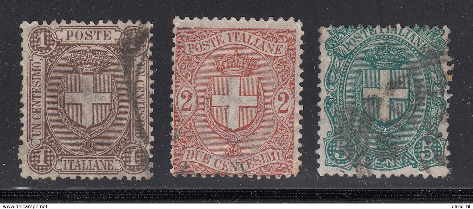 1896 Serie Stemmi - Usati