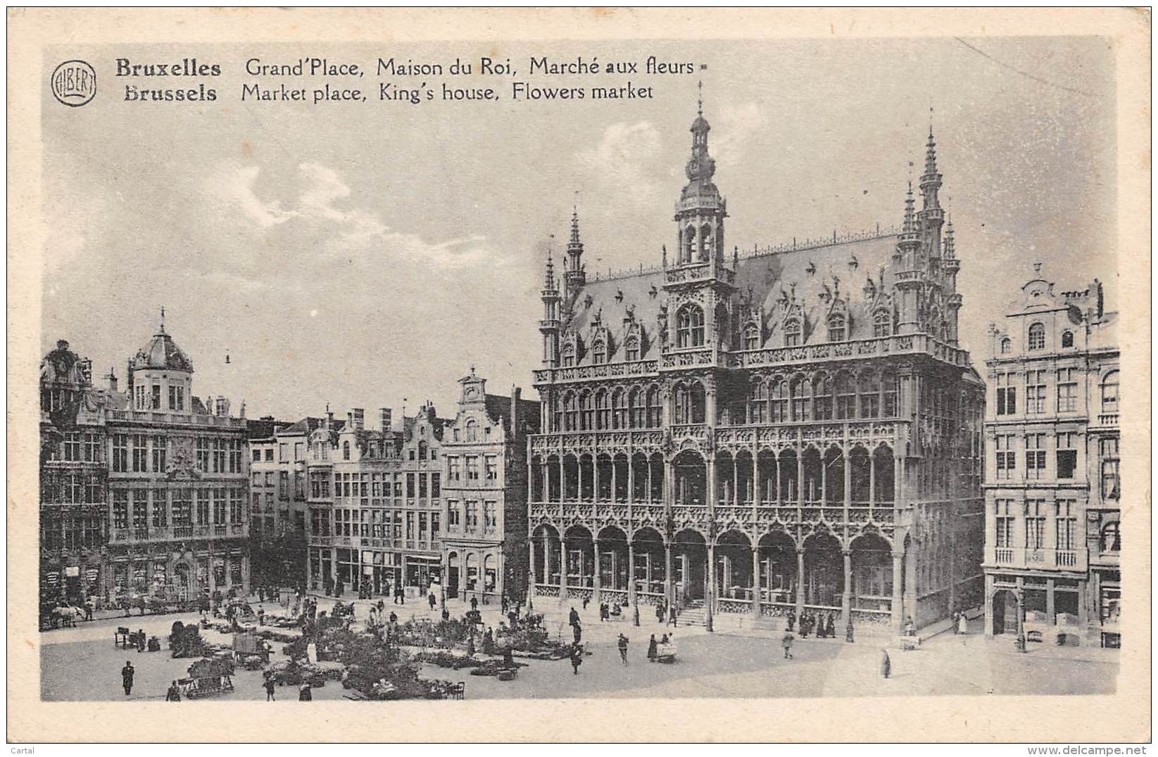 BRUXELLES - Grand'Place - Maison Du Roi - Marché Aux Fleurs - Märkte