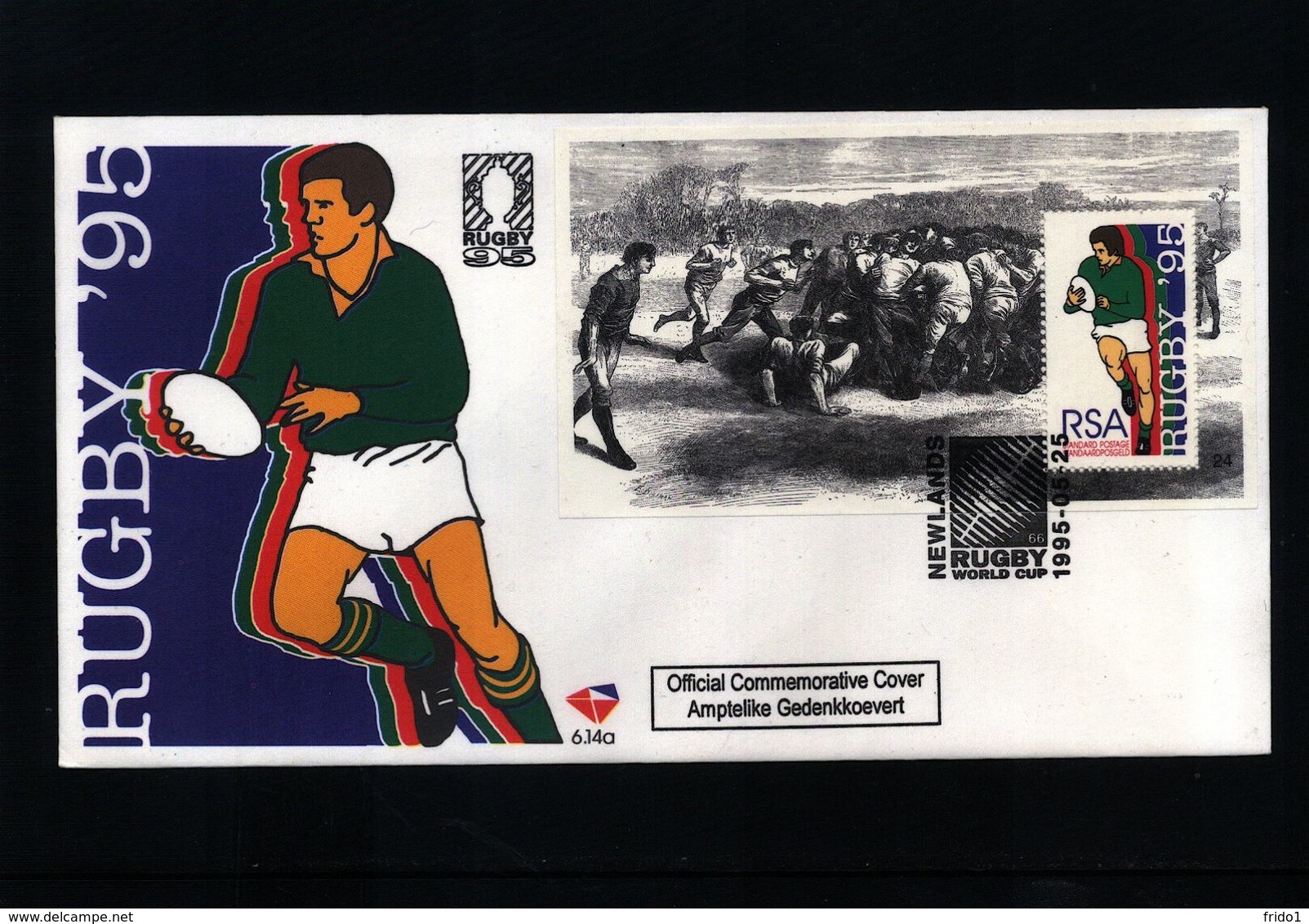 South Africa 1995  Rugby Interesting Cover - Rugby