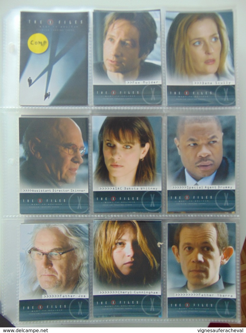 Cartes X-Files I Want To Believe Premium Cards (72 Cartes) By Inkwork - X-Files