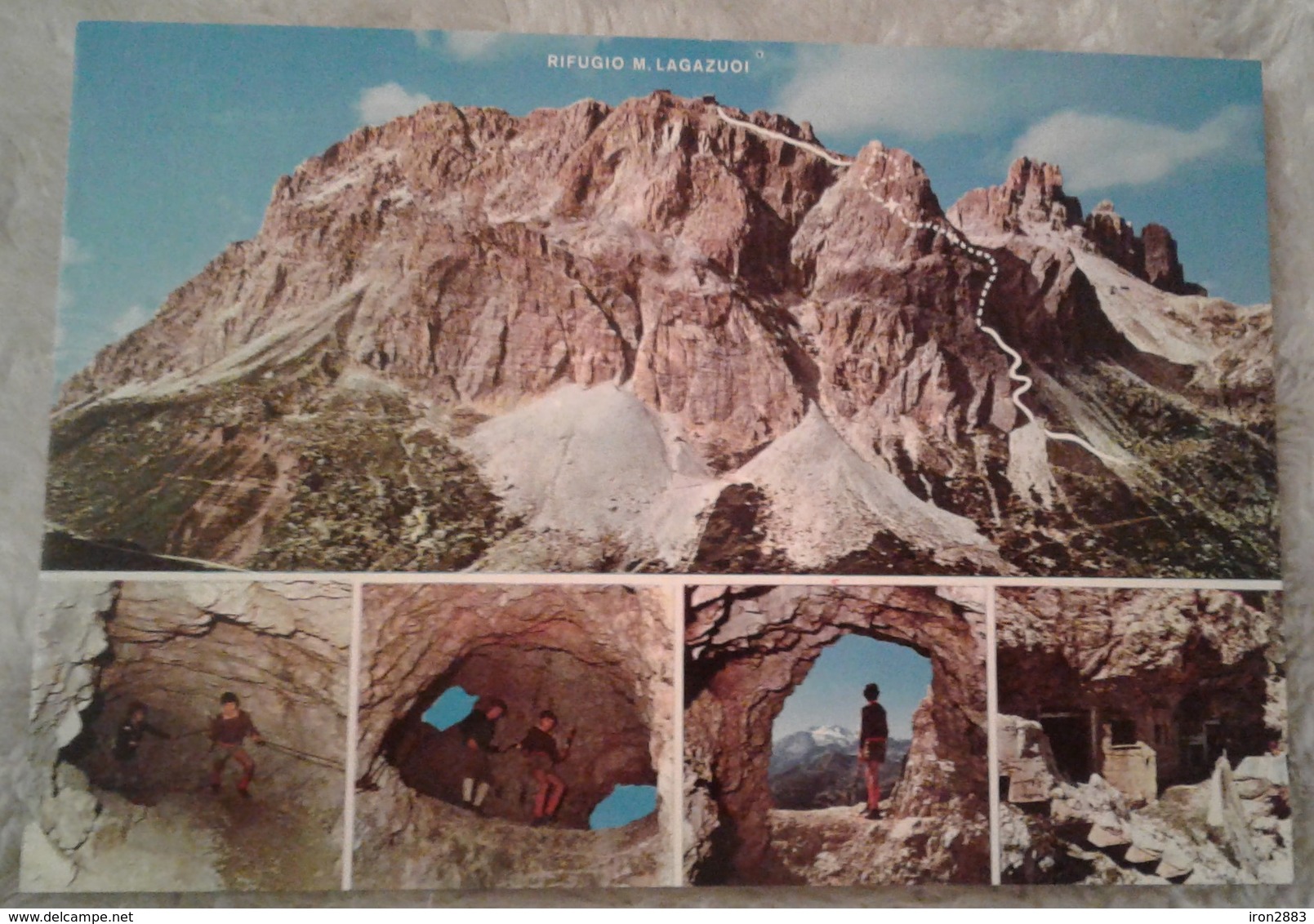 Monte Lagazuoi - Rifugio - Tracciato E Particolari Della Galleria Italiana Guerra - Vedute - Belluno