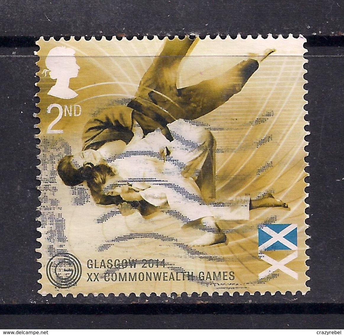 GB 2014 QE2 2nd Class Commonwealth Games 'Glasgow'  Used Stamp  SG 3619  ( M609 ) - Used Stamps