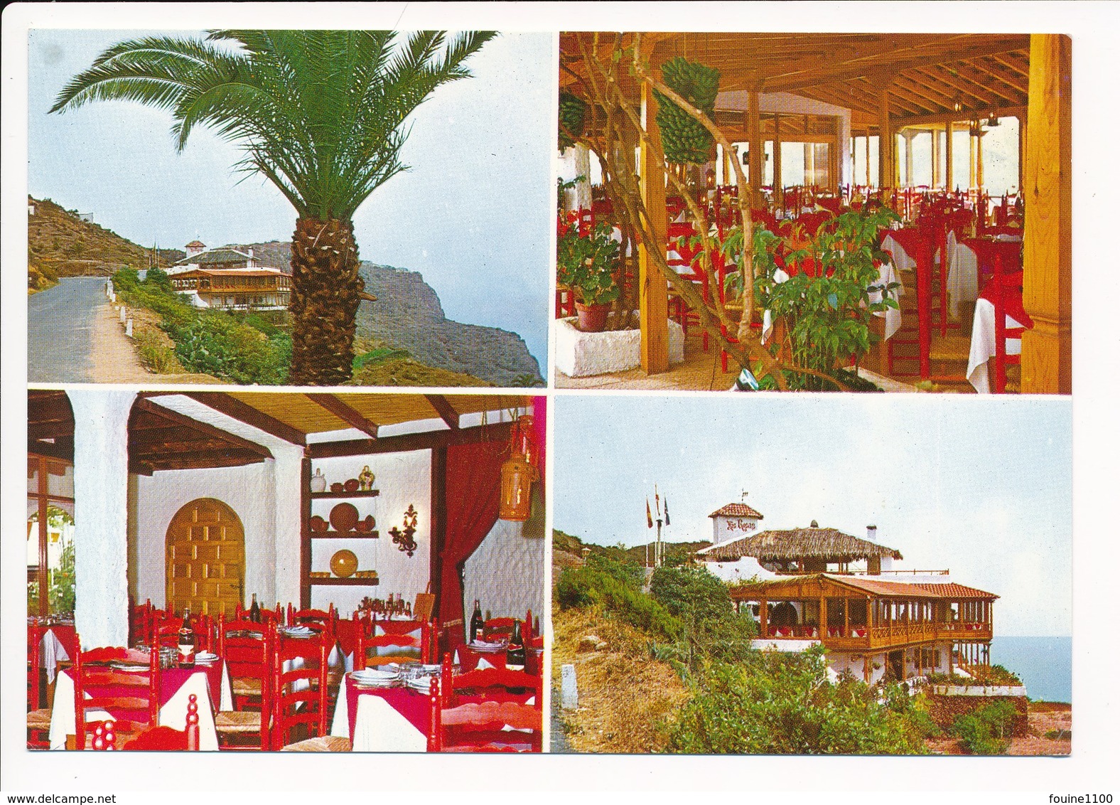 Carte ( Format 15 X 10 Cm )  La Gomera  Restaurante Las Rosas - Gomera