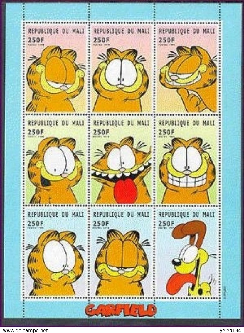 MALI  1048  MINT NEVER HINGED SOUVENIR SHEET OF GARFIELD - Guinée (1958-...)