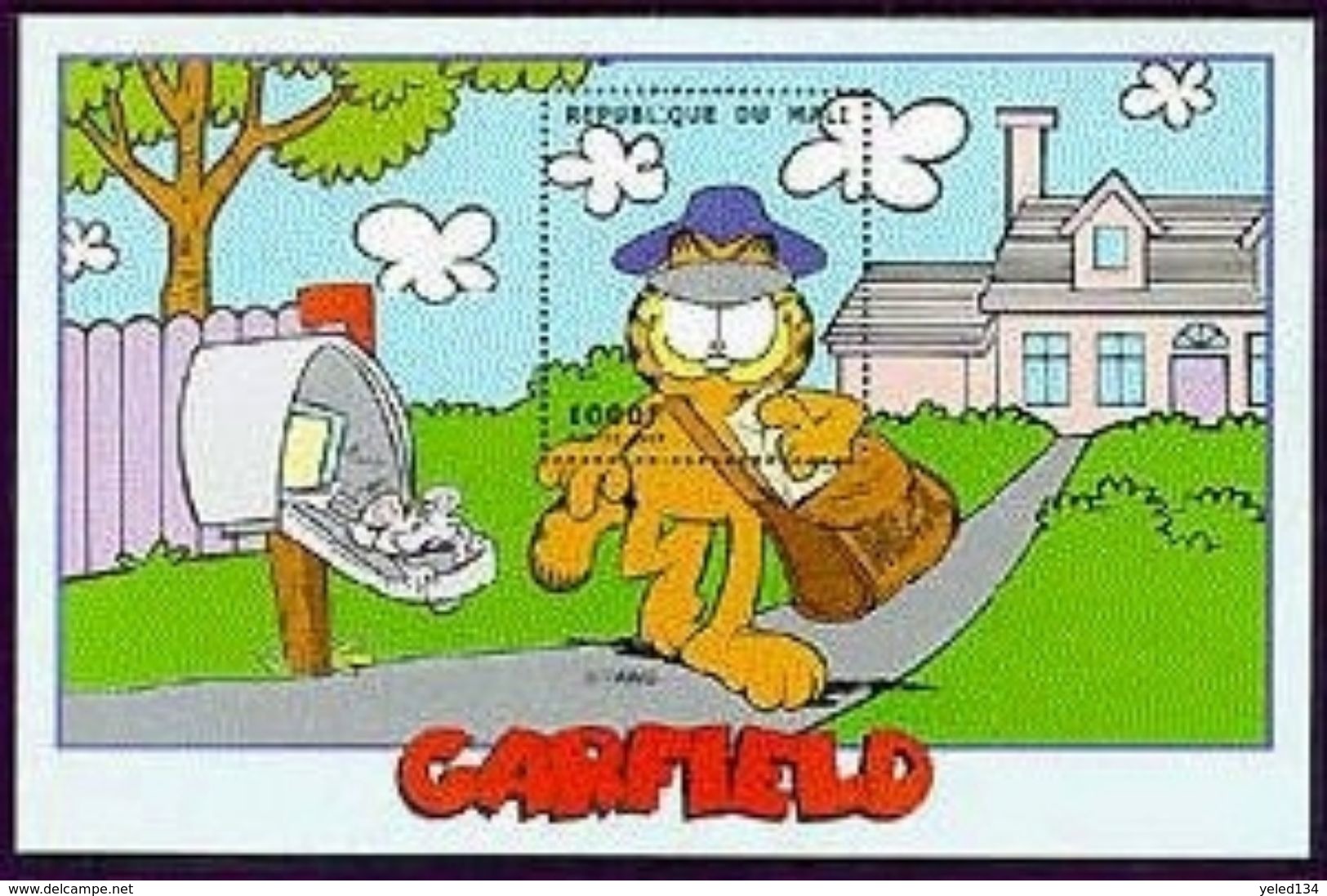 MALI  1049  MINT NEVER HINGED SOUVENIR SHEET OF GARFIELD - Guinee (1958-...)