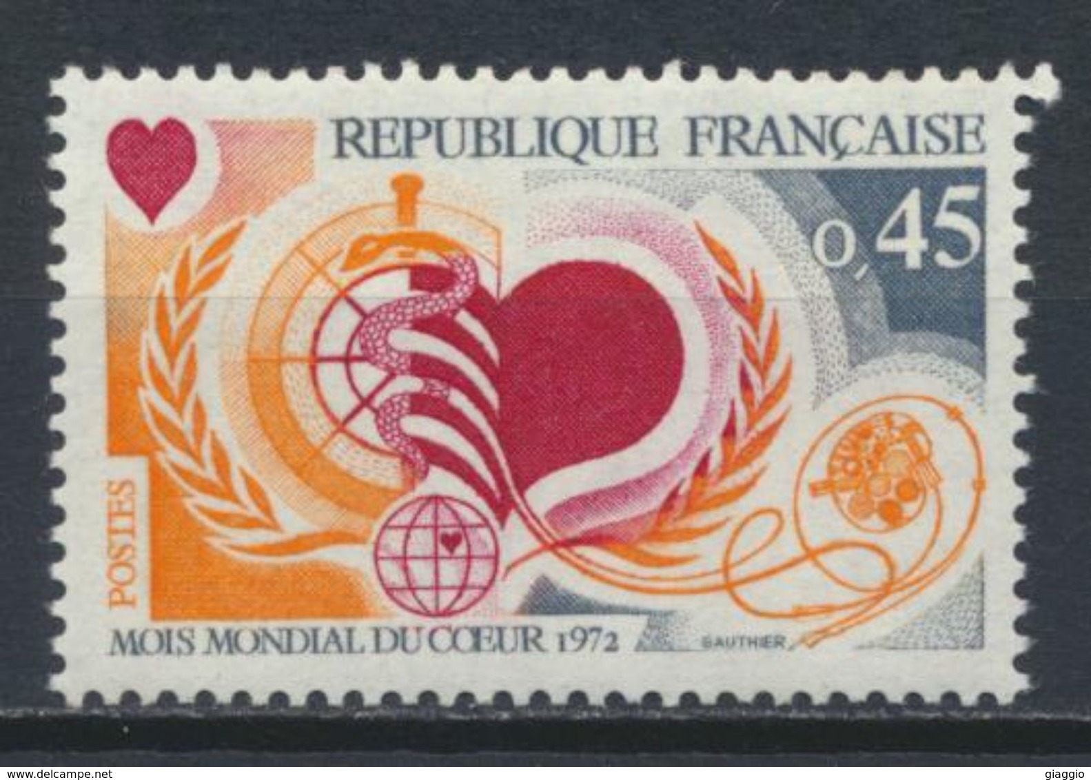 °°° FRANCE - Y&T N°1711 MNH 1972 °°° - Nuovi