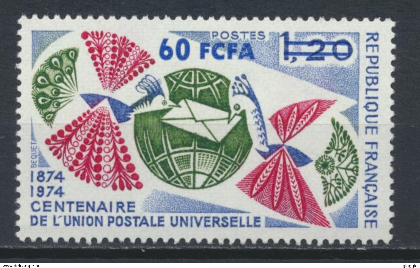 °°° FRANCE - Y&T N°1817 FCFA MNH 1974 °°° - Nuovi