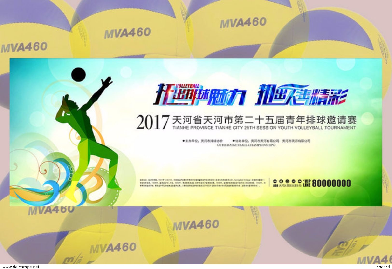 [ T24-000 ]  Volleyball Volley-ball Volleybal, 18 China Pre-stamped Cards, Postal Stationeries (a Complete Set) - Volleyball