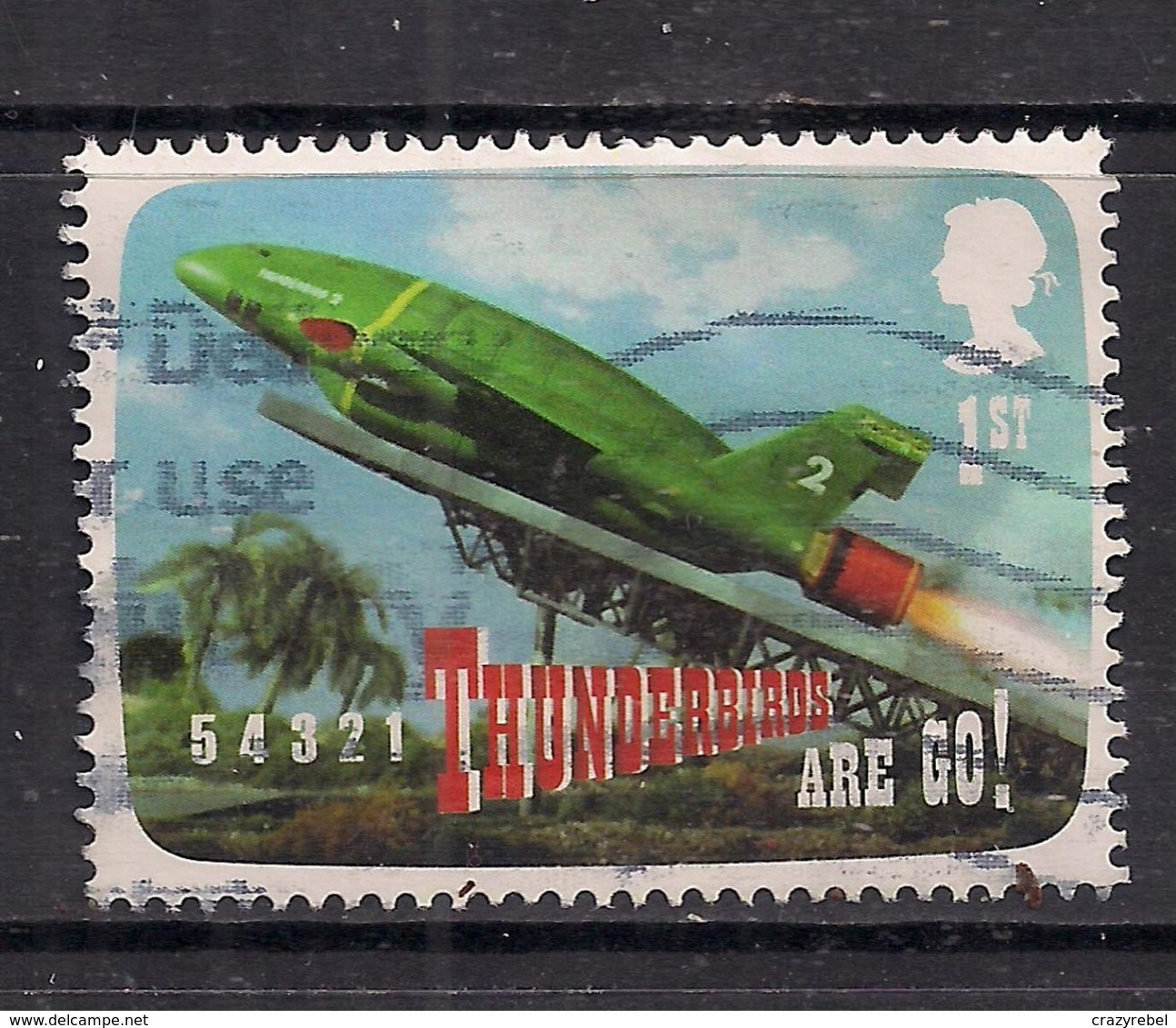 GB 2011 QE2 1st F.A.B. Gerry Anderson Thunderbird 2 Used SG 3138 ( G963  ) - Used Stamps