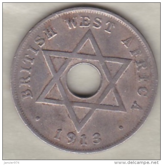 British West Africa  1 Penny 1913 George V . KM# 9 - Autres – Afrique