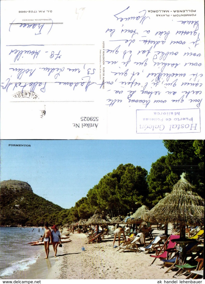 559025,Spain Mallorca Formentor Playas Strandleben - Sonstige & Ohne Zuordnung