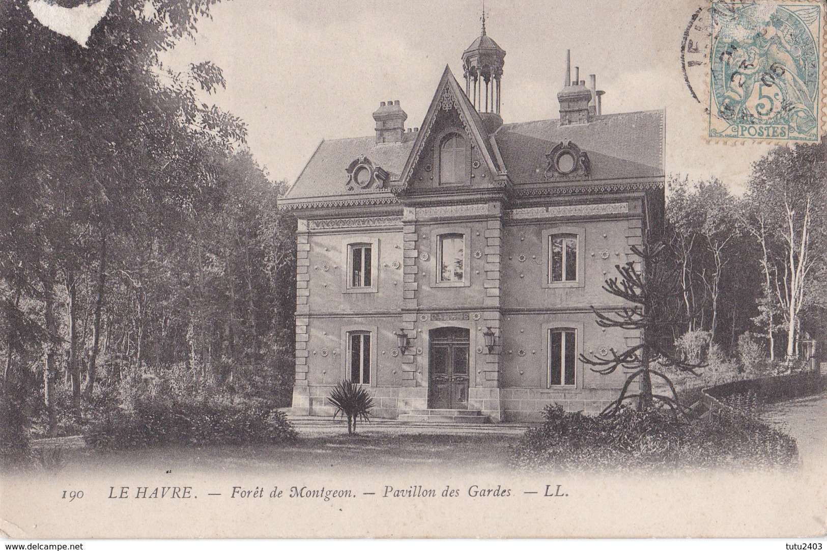 190 LE HAVRE                    Foret De Montgeon                    Pavillon Des Gardes - Forêt De Montgeon