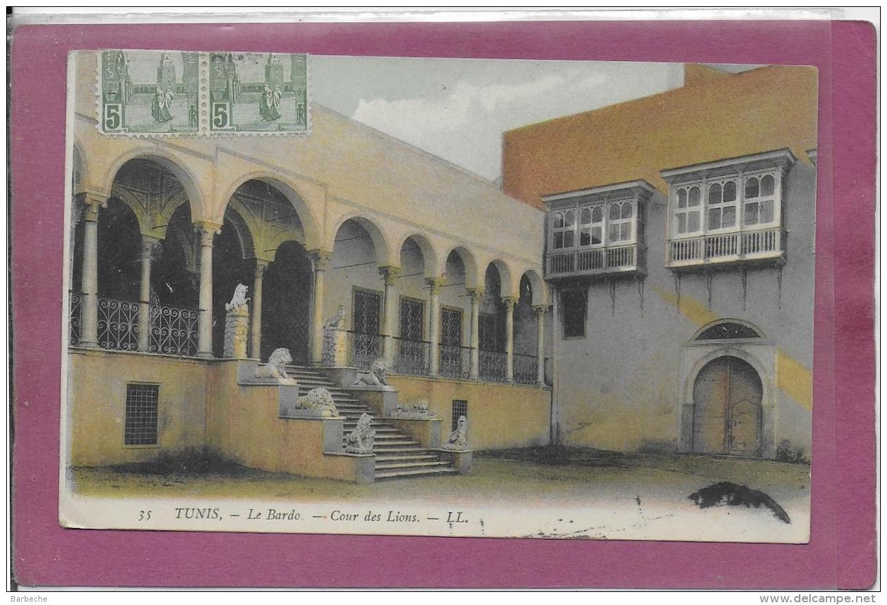 TUNIS .- Le Bardo - Cour Des Lions - Tunesien