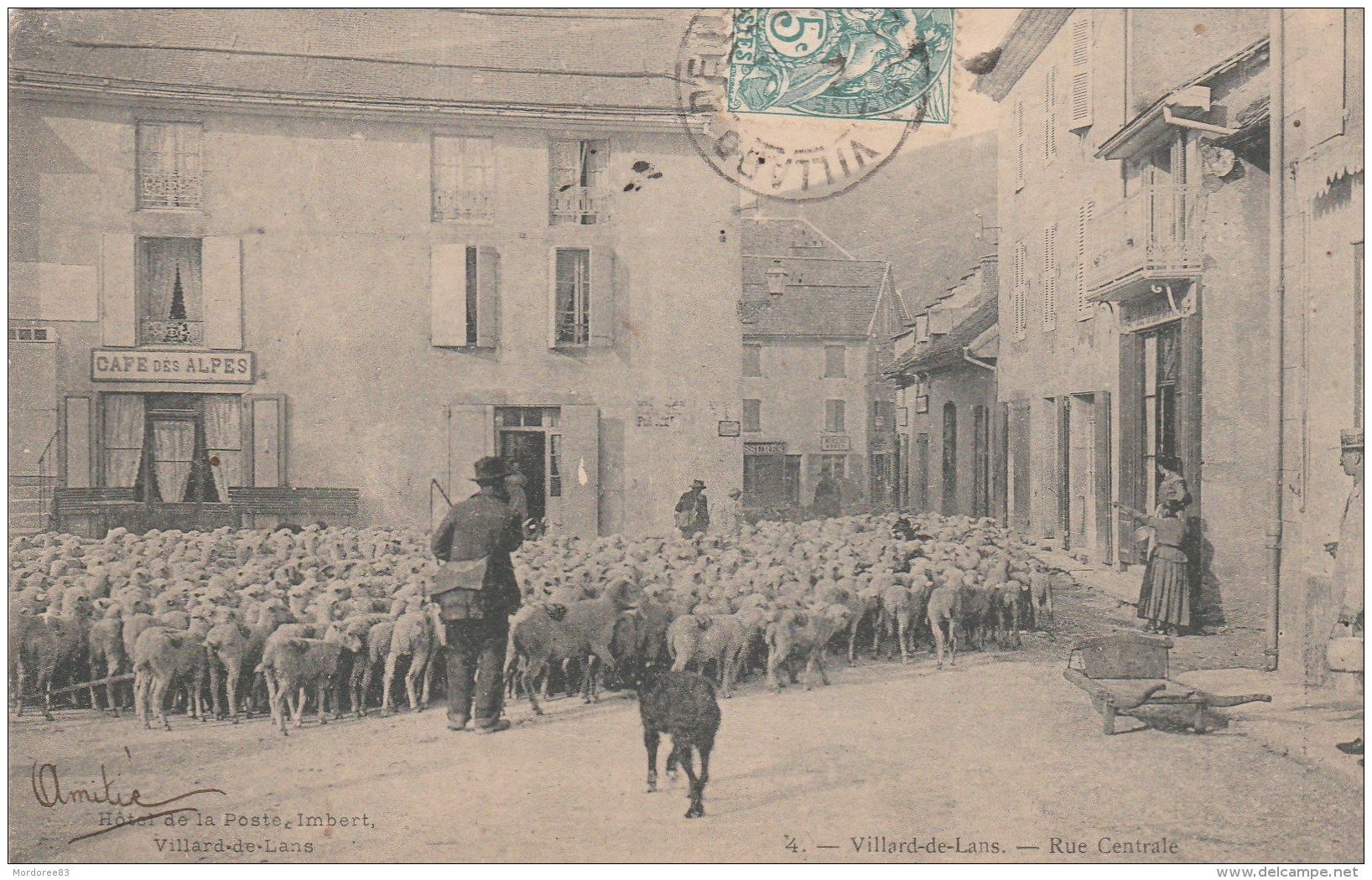 CPA - VILLARD DE LANS - RUE CENTRALE - Villard-de-Lans