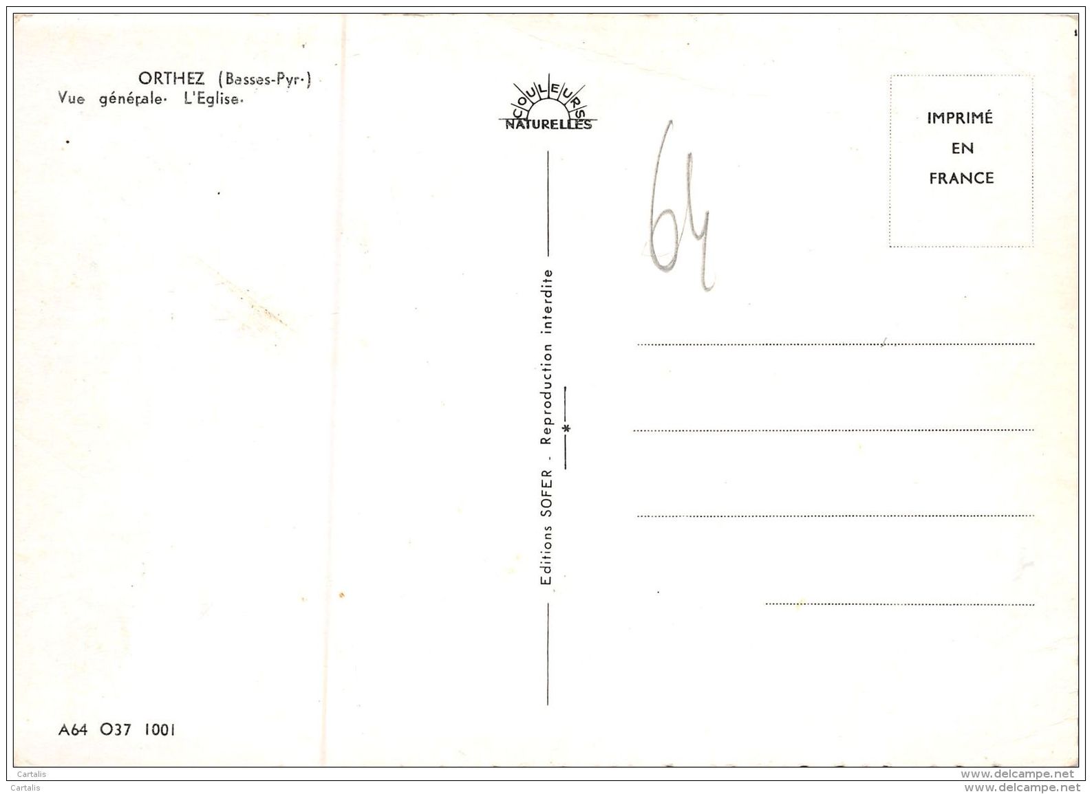 64-ORTHEZ-N°C-3322-A/0343 - Orthez