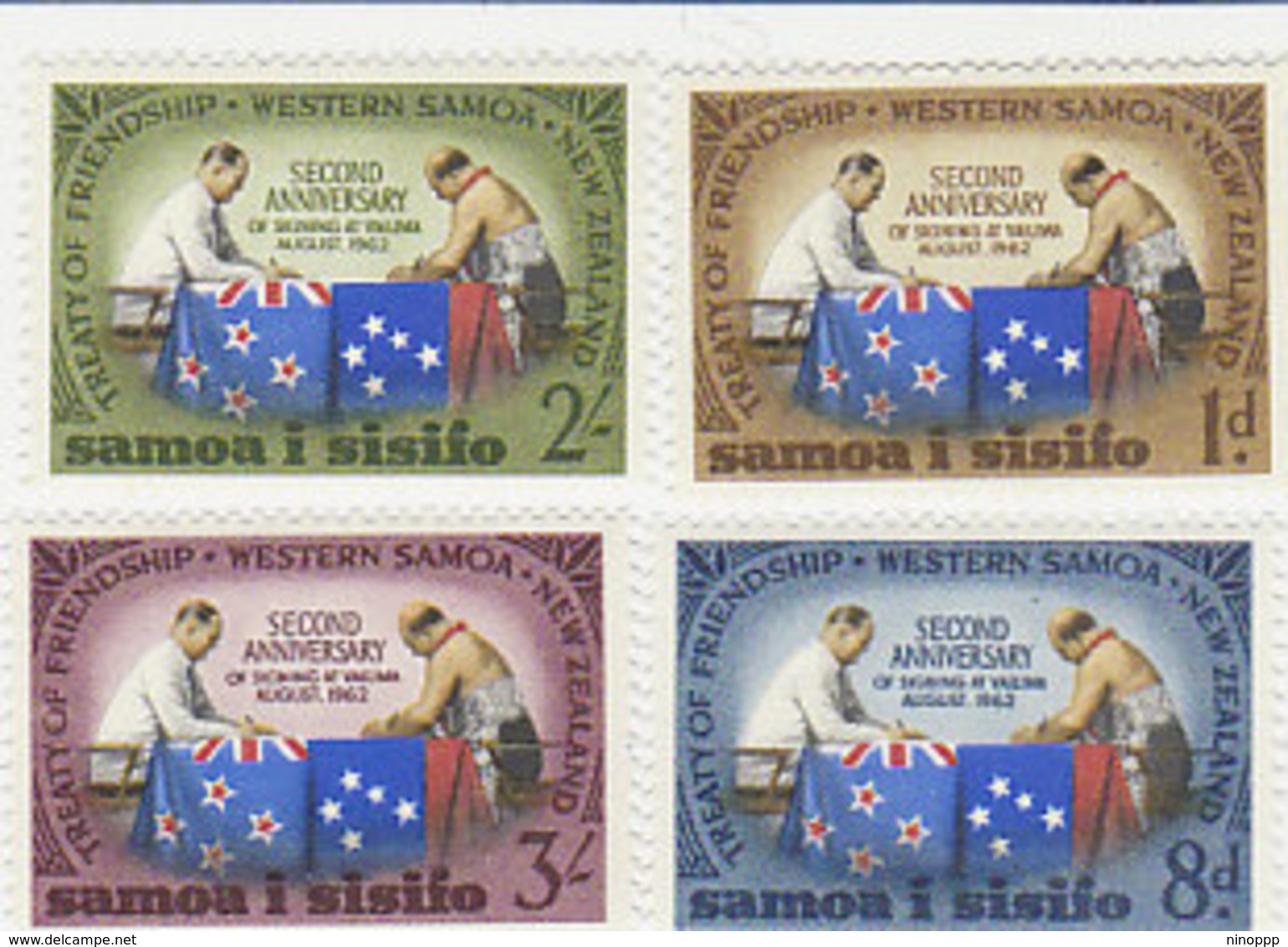 Samoa SG 253-256 1964 2nd Anniversary Of Independence,mint Never Hinged, - Samoa