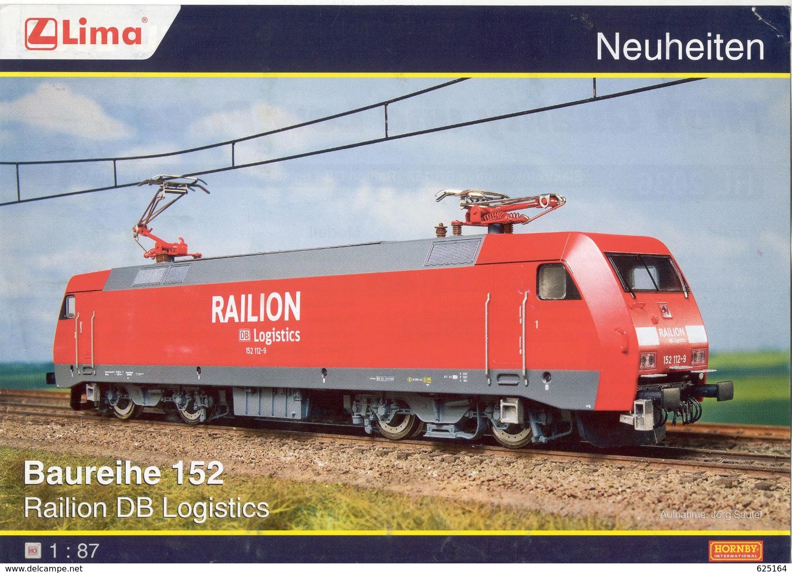 Catalogue LIMA 2009 Neuheiten Blatt Spur HO Baureihe 152 RAILION - Duits