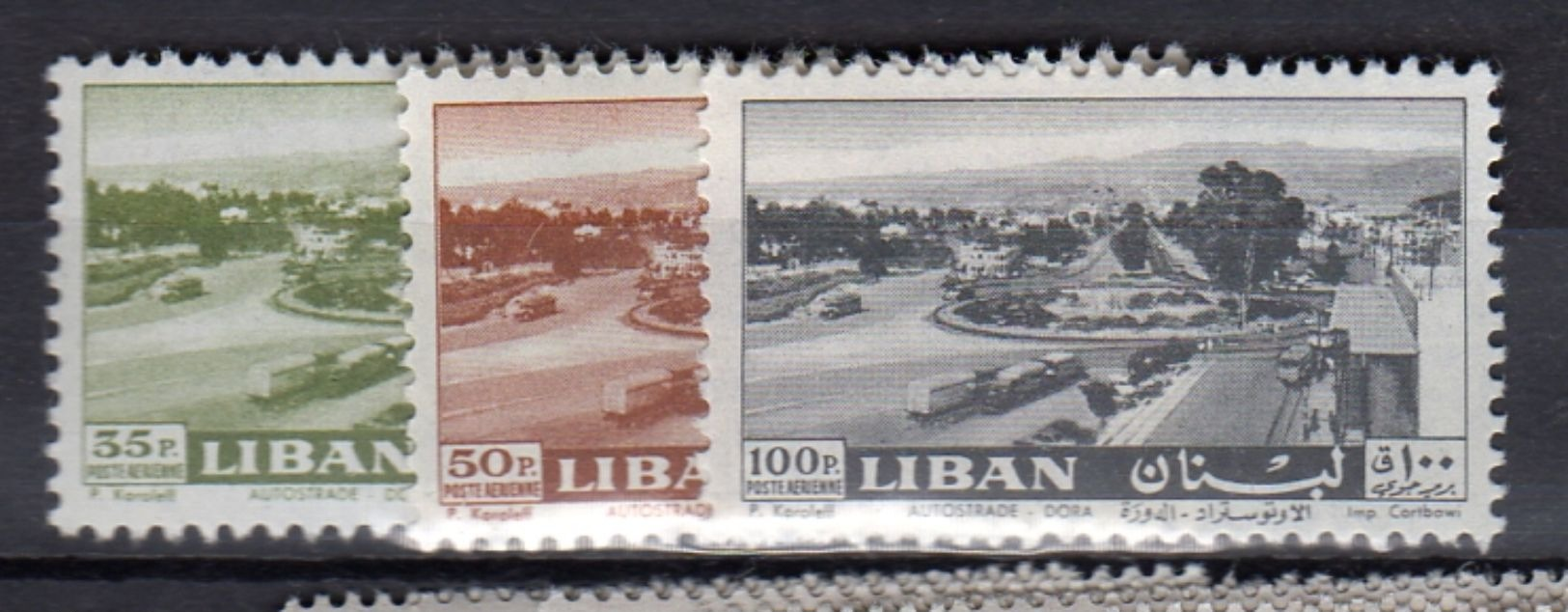 1961  Air Mail Dora MNH Set (82) - Libanon