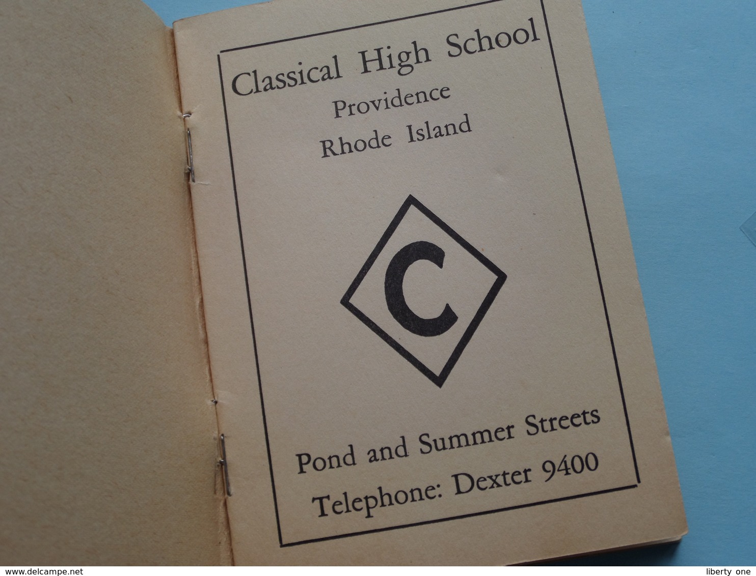 CLASSICAL HIGH SCHOOL Providence RHODE ISLAND ( 81 Pag. - 9 X 13 Cm. / Zie Foto Details ) ! - Diplome Und Schulzeugnisse