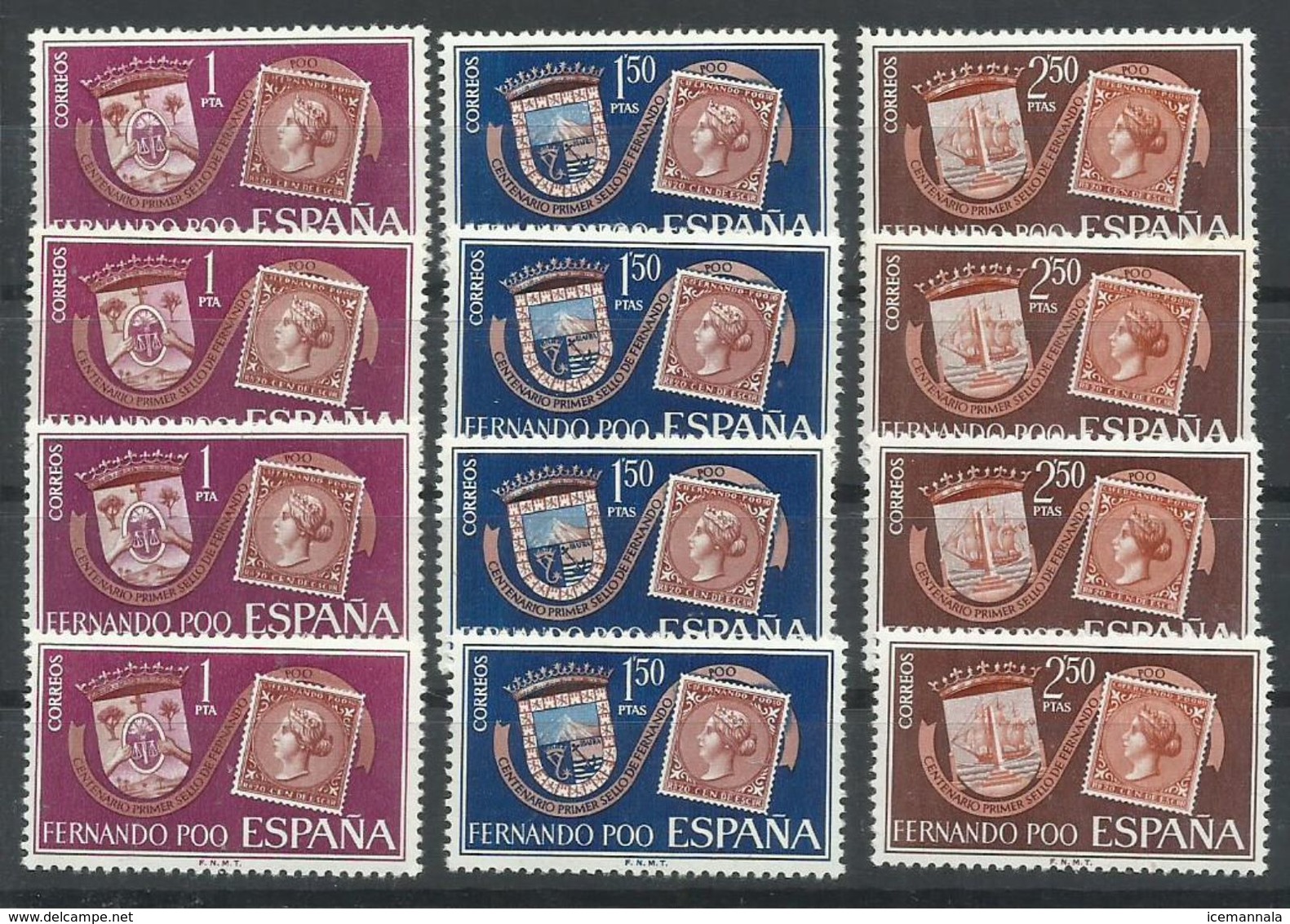 FERNANDO POO  EDIFIL  262/64   ( 4 SERIES)   MNH  ** - Fernando Poo