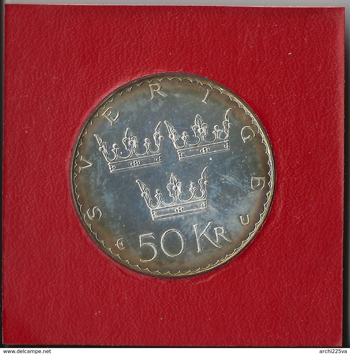 1975 SVEZIA - Riforma Della Costituzione - 50 Kr - FDC - Argento / Silver / Argent - Blister Apribile - Svezia