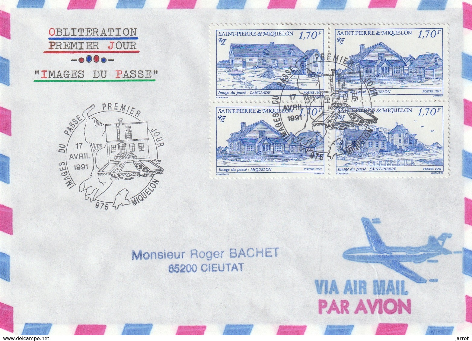 Lot De 15 Enveloppes 1991 Dont PA Ayant Circulées - Collections, Lots & Séries
