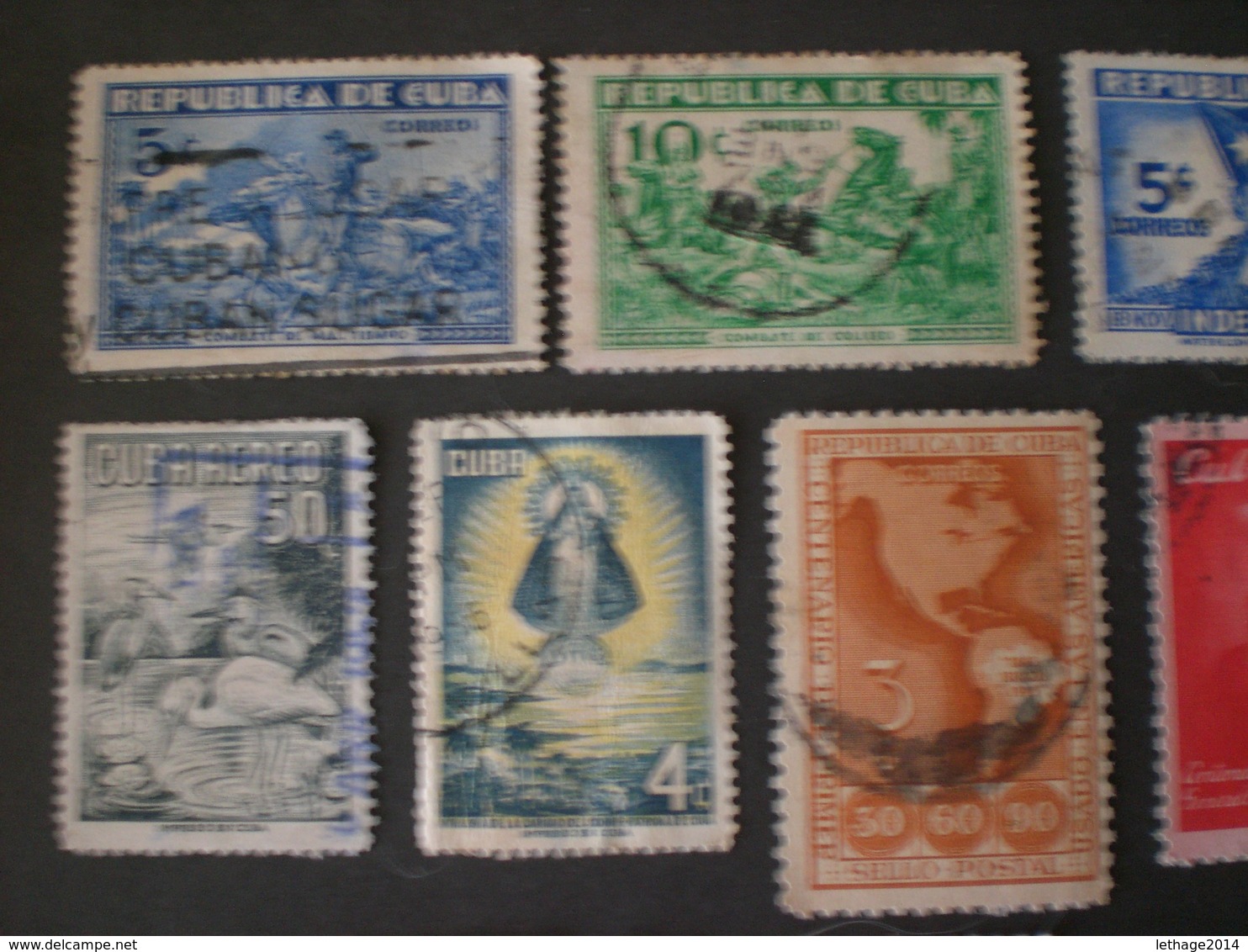 CUBA STOCK MIX STAMPS VERY INTERESSANT +10 PHOTO - Collections, Lots & Series