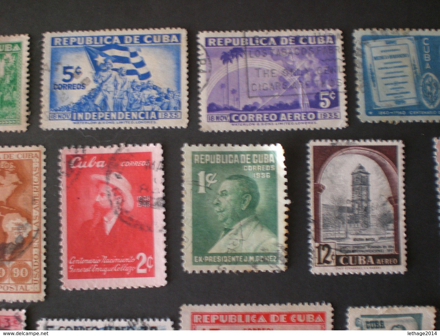 CUBA STOCK MIX STAMPS VERY INTERESSANT +10 PHOTO - Collections, Lots & Series