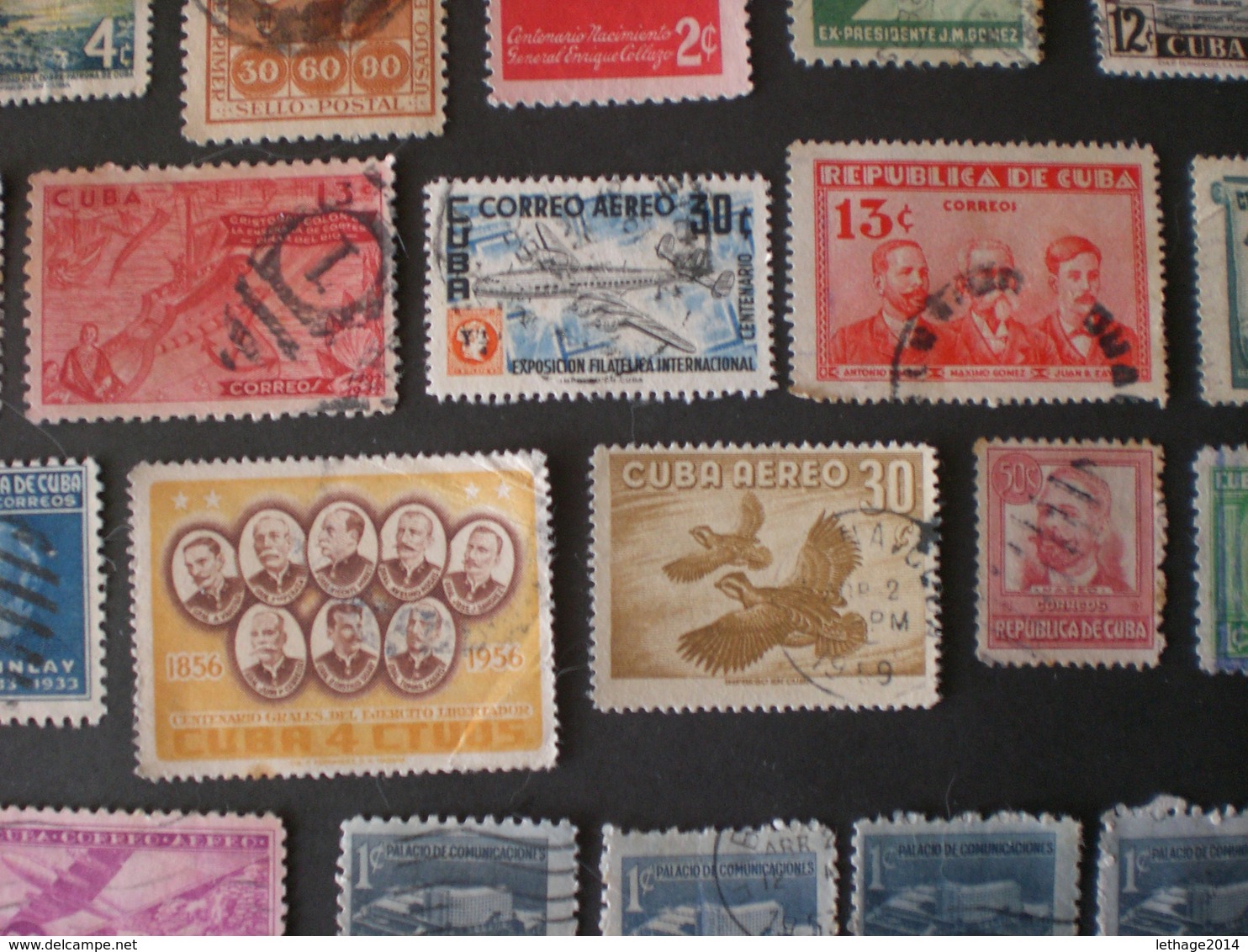 CUBA STOCK MIX STAMPS VERY INTERESSANT +10 PHOTO