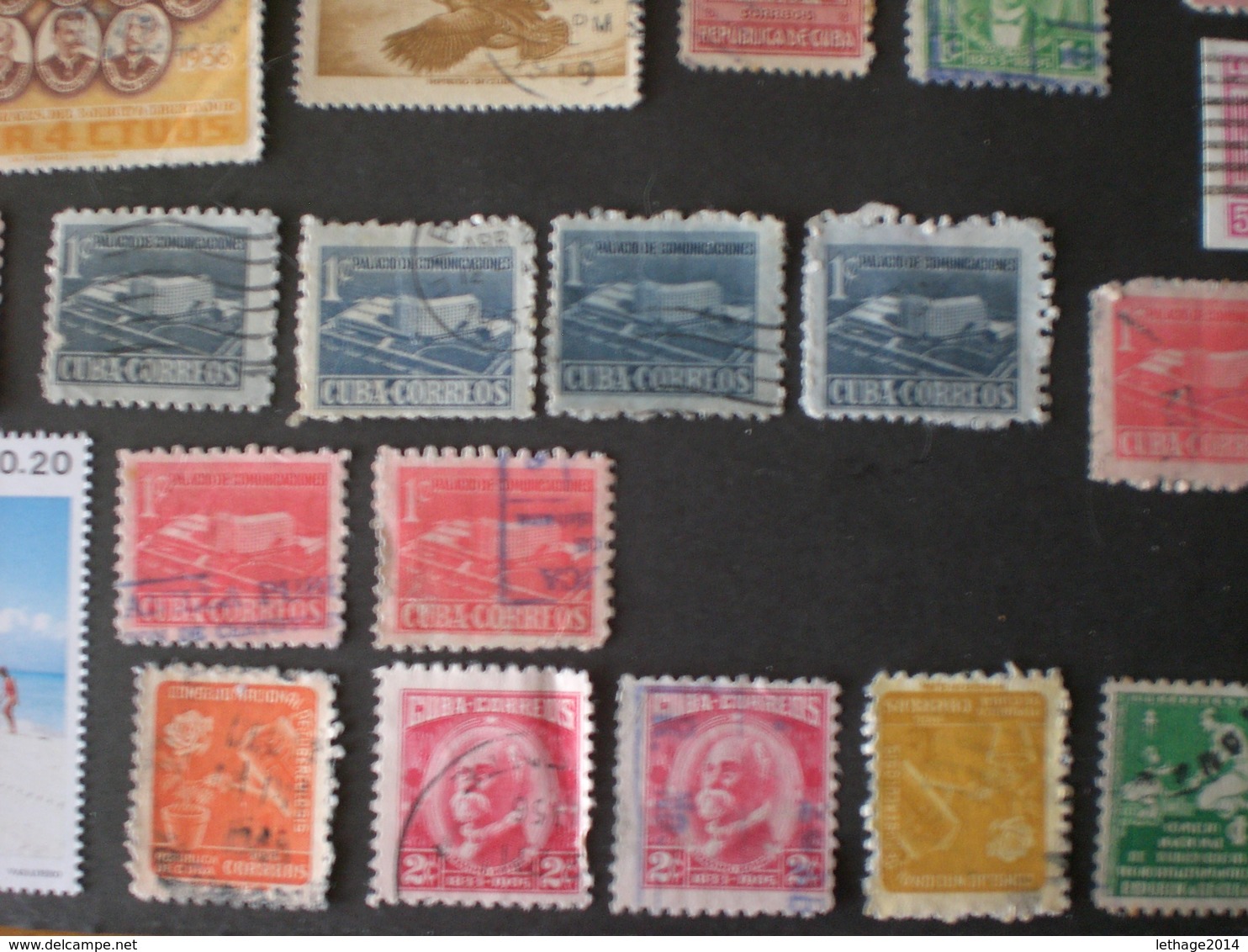 CUBA STOCK MIX STAMPS VERY INTERESSANT +10 PHOTO