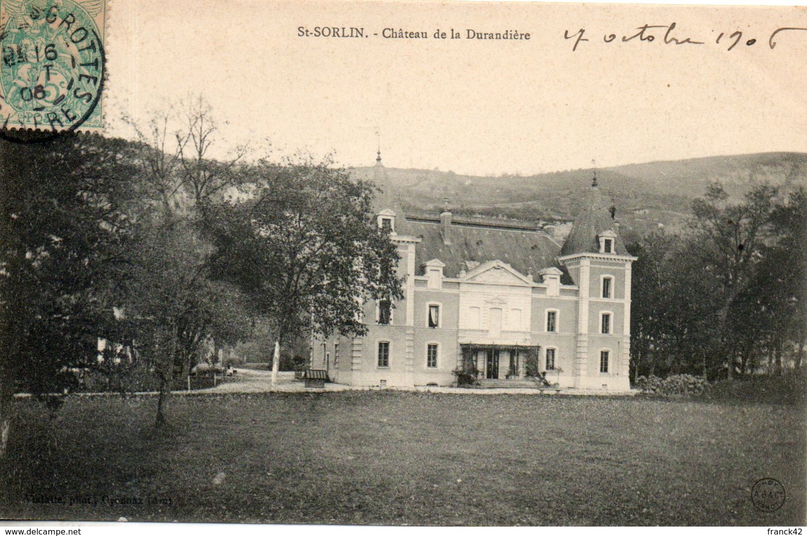 01. Saint Sorlin. Chateau De La Durandiere - Non Classés
