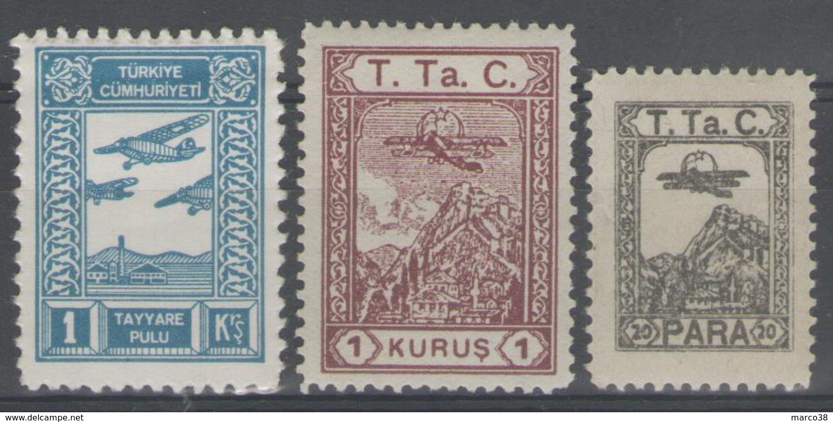 TURQUIE: LOT De 3 Vignettes * "poste Aérienne" - Unused Stamps
