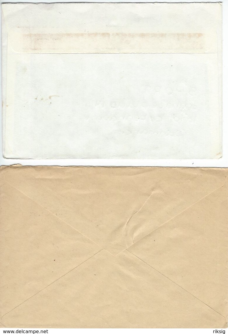 Greenland - 2 Covers Sent To Denmark. H-1312 - Other & Unclassified