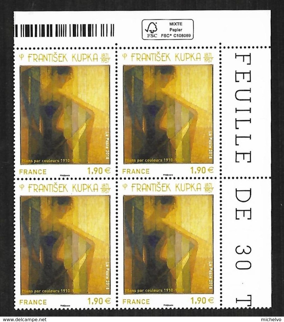 France 2018 - Yv N° 5206 ** - François Kupka  (František Kupka) (Mi N° 6973) - Ungebraucht