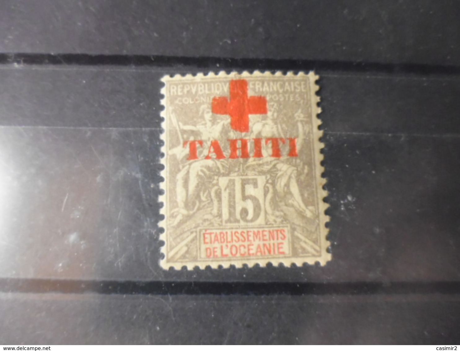 TAHITI YVERT   N°35* - Unused Stamps