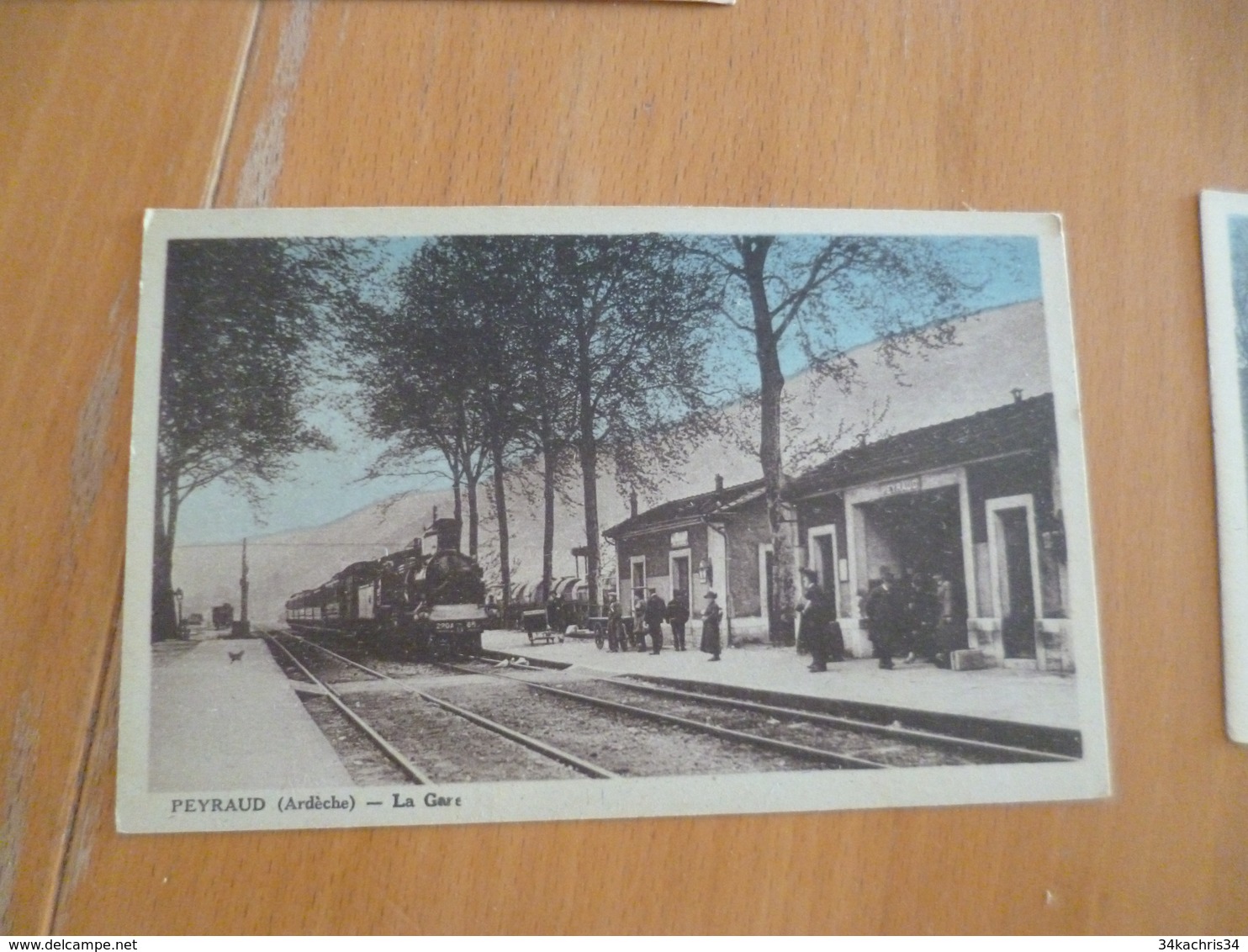 CPA 07 Ardèche Peyraud La Gare  TBE - Autres & Non Classés