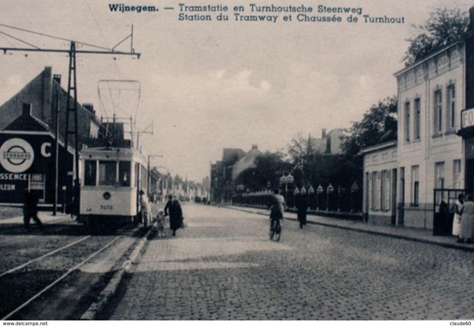 REPRODUCTION  WIJNEGEM ANTWERPEN Tram Tramway Vicinal - Wijnegem