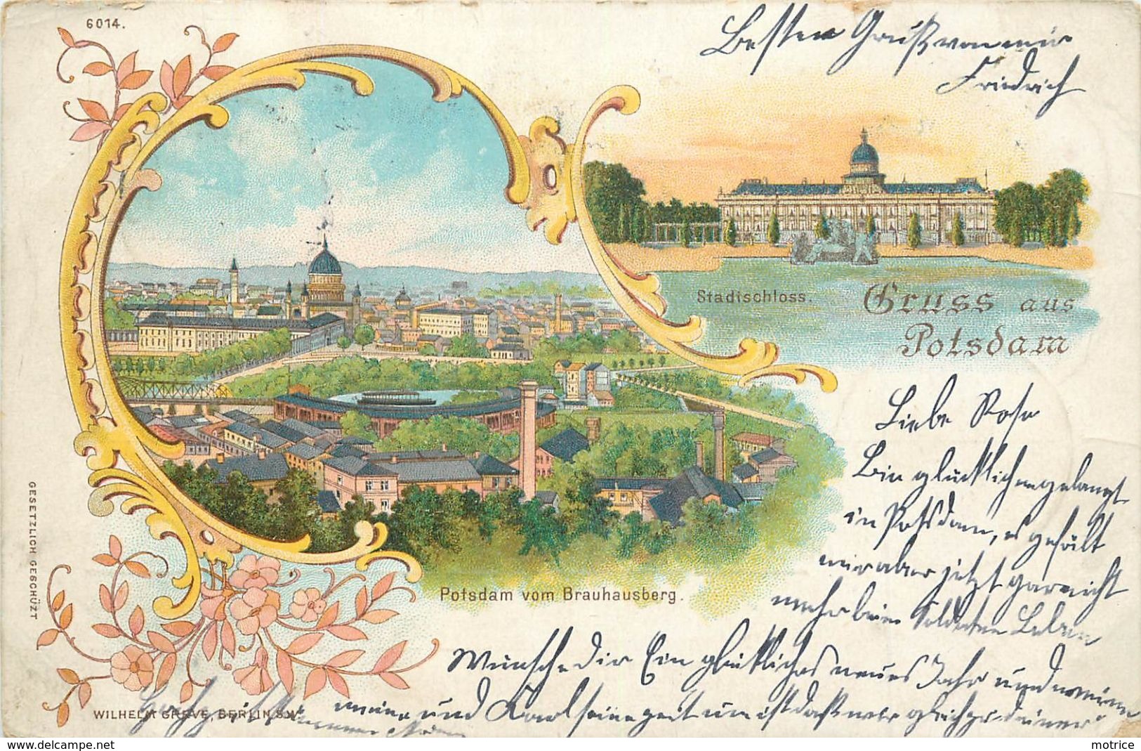 GRUSS AUS POSTDAM - Carte Illustrée De 1898. - Potsdam