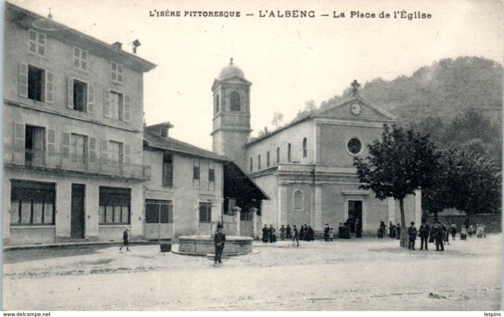 38 - L'ALBENC -- La Place De L'Eglise - L'Albenc