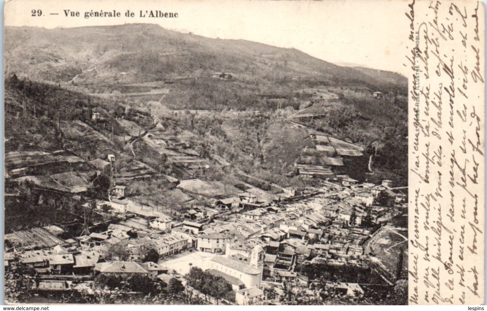 38 - L'ALBENC -- Vue Générale  - N° 29 - L'Albenc