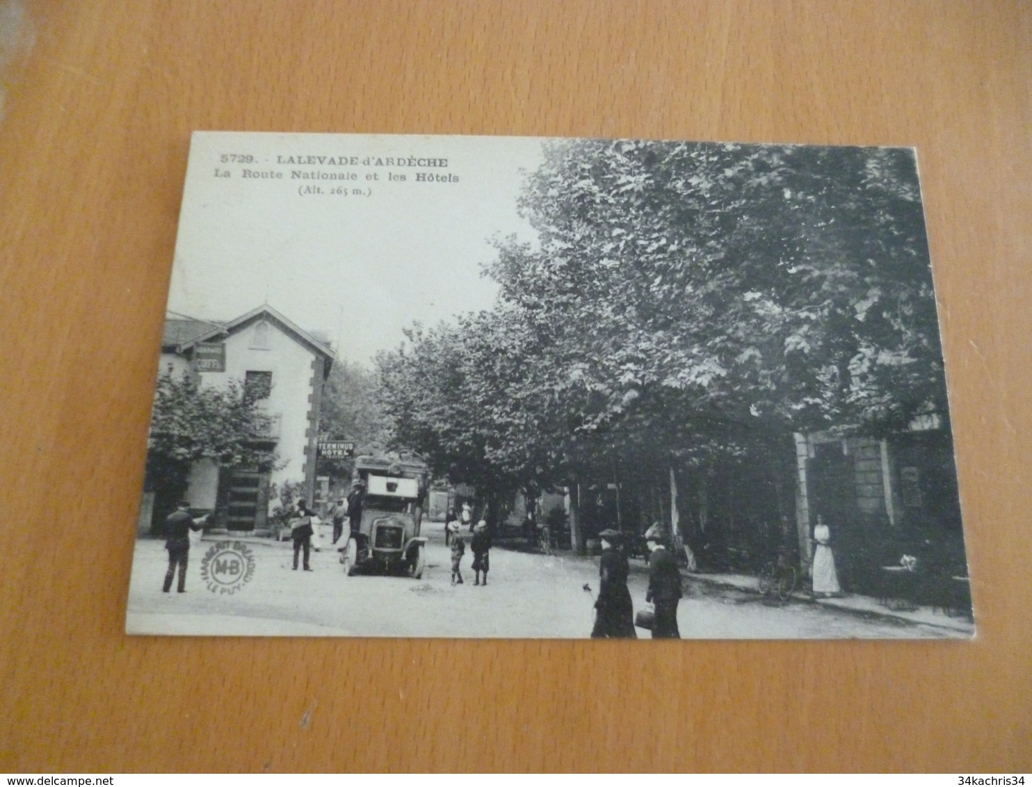 CPA  07 Ardèche Lalevade D'Ardèche La Route Nationale Et Les Hôtels TBE - Autres & Non Classés